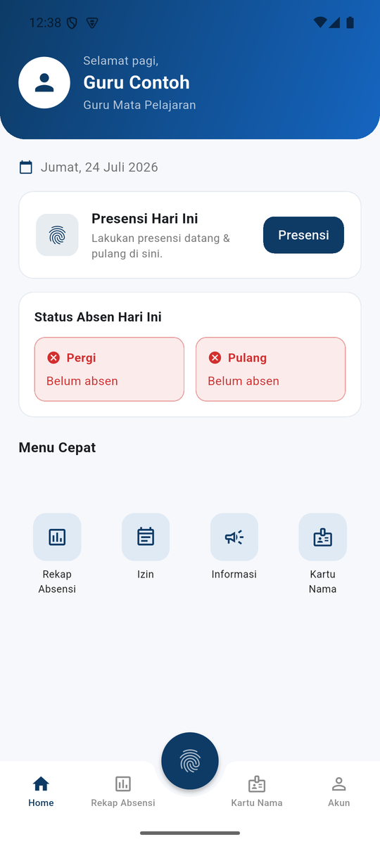 Beranda presensi